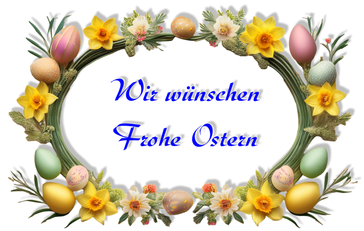 Wir wünschen Frohe Ostern